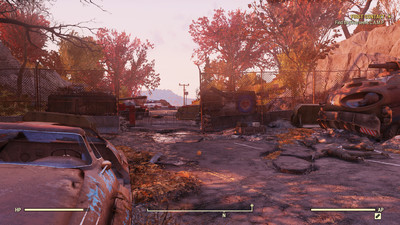 Roadblock near Vault 76 - another place to scavenge